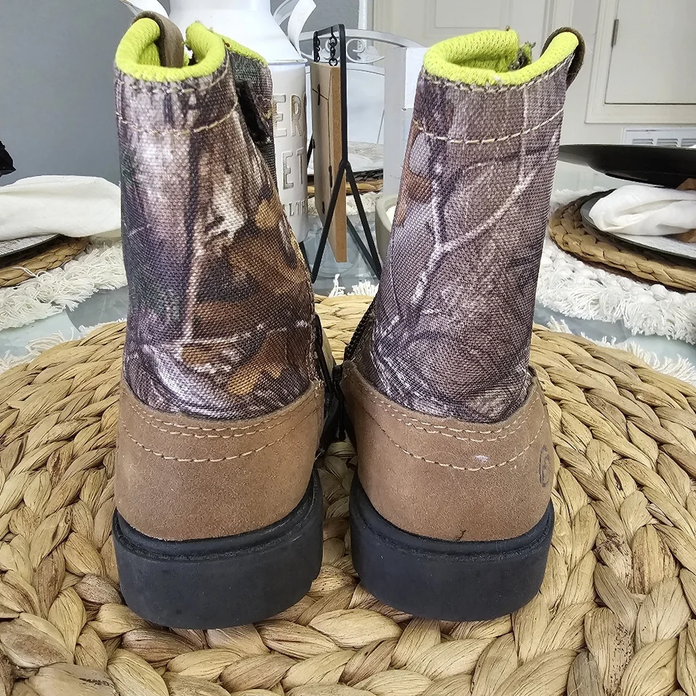 Magellan Outdoors Brown and Green Toddler Boots